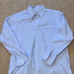 Club Room Blue Checkered Dress Shirt
